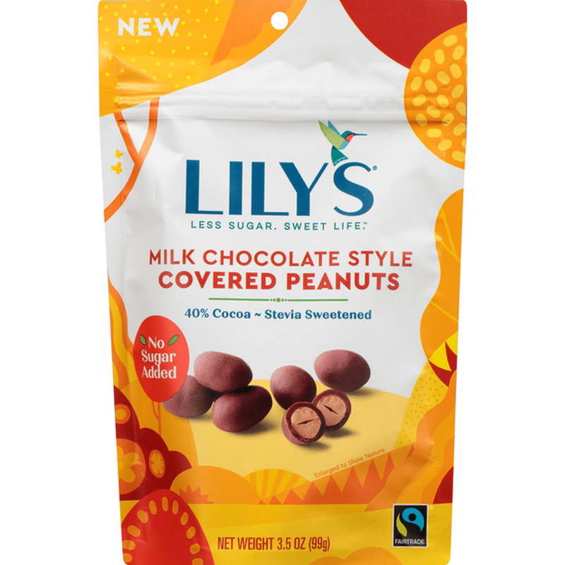 Lily's Covered Peanuts, Milk Chocolate Style (3.5 oz) - Instacart