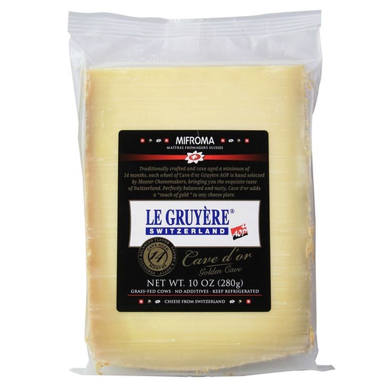 Mifroma Cave D'Or Gruyere AOP (10 Oz) - Instacart