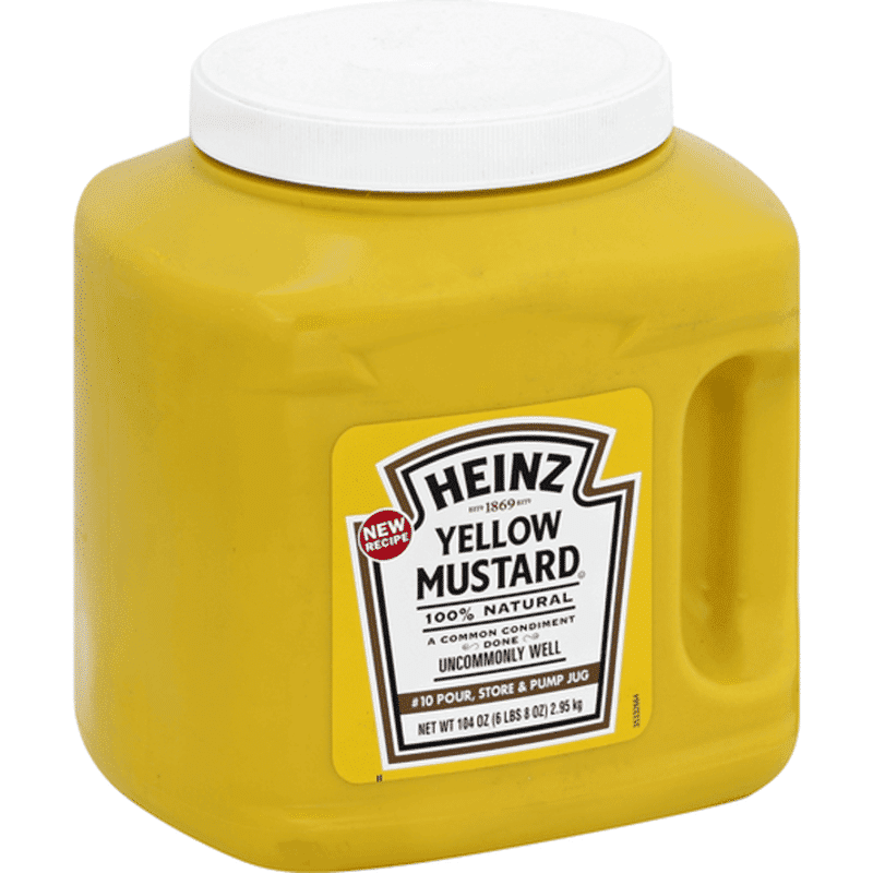 Heinz Yellow Mustard (104 oz) Instacart