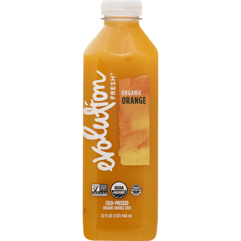 Evolution Fresh Pure Orange ColdPressed Organic Orange Juice (32 fl oz