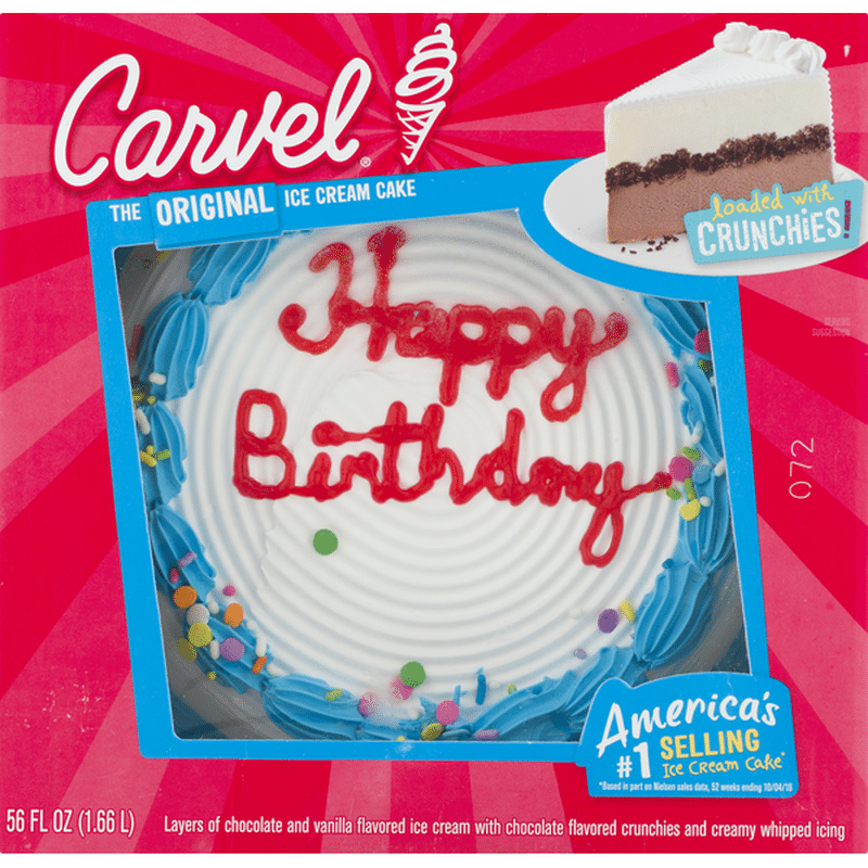 Carvel Ice Cream Cake 56 Fl Oz Instacart