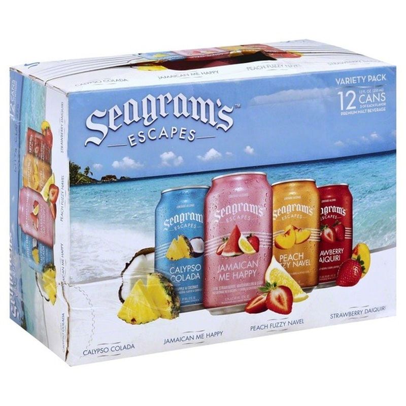 Seagrams Escapes Beer, Variety Pack