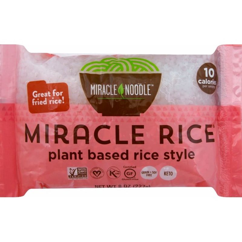 Miracle Rice Zero Net Carb, Gluten Free Shirataki Rice (8 oz) from Fred