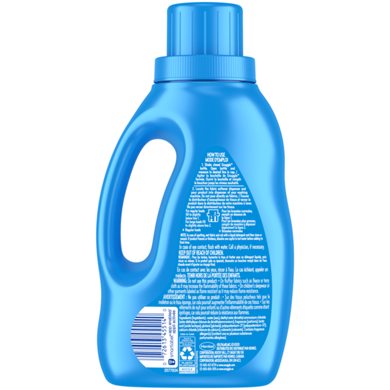 Snuggle Fabric Softener Liquid, Blue Sparkle, 40 Loads (32 Fl Oz ...