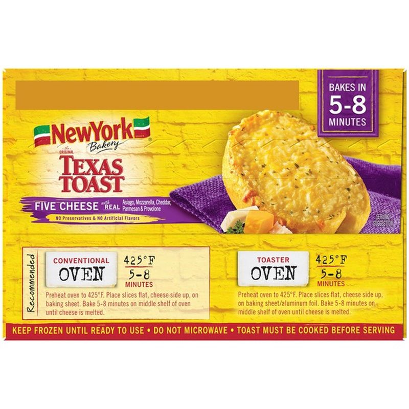 New York Bakery The Original Five Cheese Texas Toast (13.5 oz) Instacart