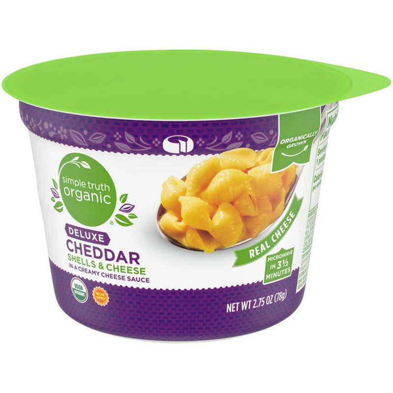 Simple Truth Organic Deluxe Cheddar Shells & Cheese In A Creamy Cheese Sauce