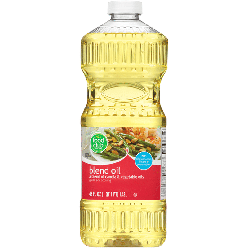 Food Club Blend Oil, A Blend Of Canola & Vegetable Oils (48 fl oz) Instacart