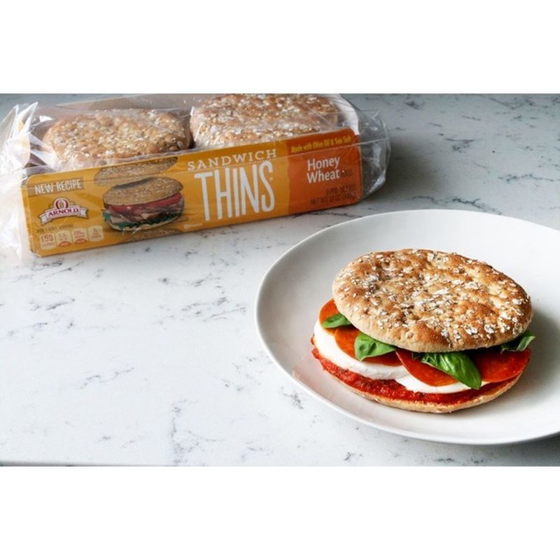 Arnold Honey Wheat Sandwich Thins (12 oz) Instacart