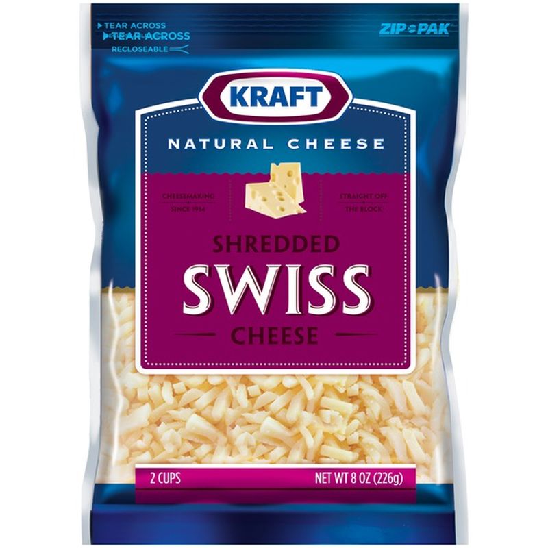 Kraft Swiss Shredded Cheese (8 oz) Instacart
