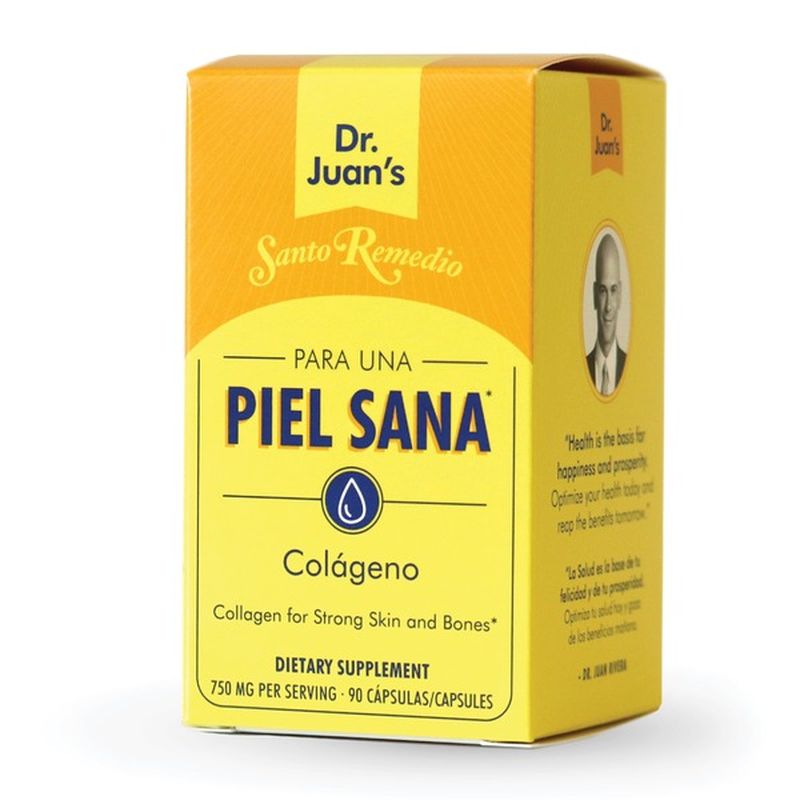 Dr. Juan's Piel Sana Collagen 750 Mg For Strong Skin And Bones Dietary