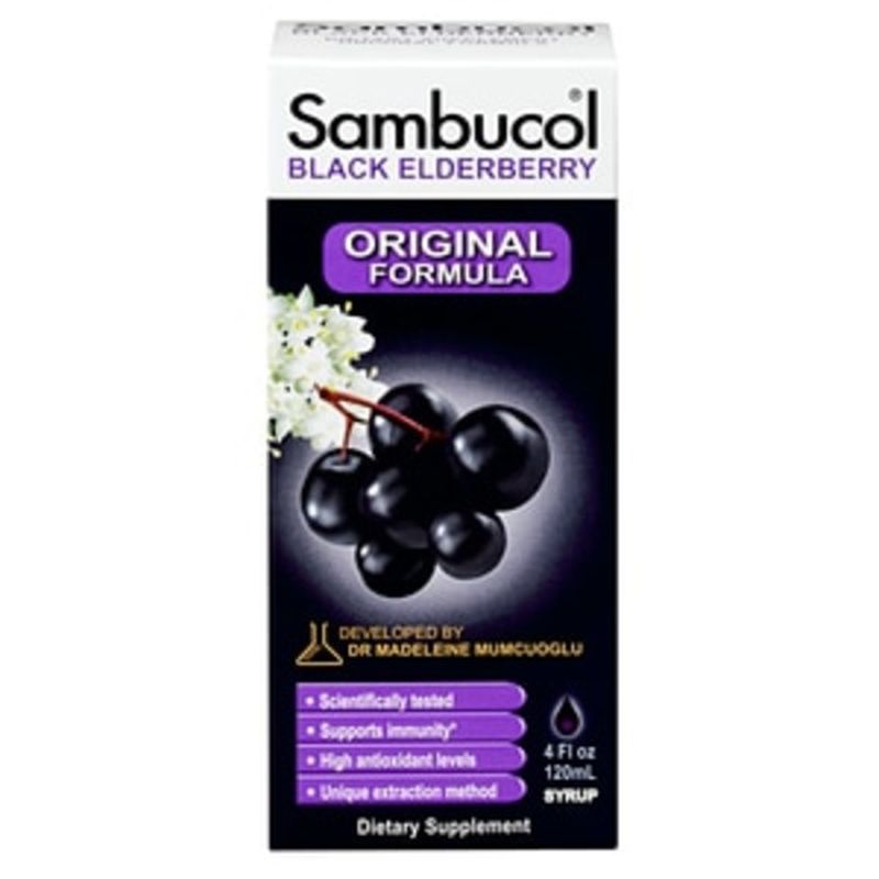 Sambucol Black Elderberry, Syrup (4 oz) from CVS Pharmacy® Instacart