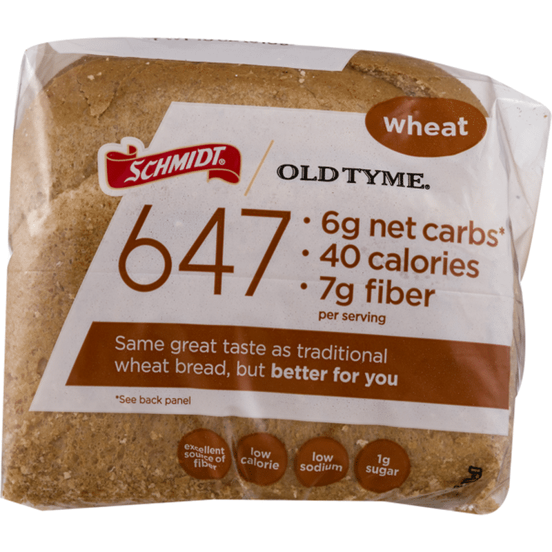 Schmidt's Old Tyme 647 Sliced Bread Wheat (18 oz) - Instacart