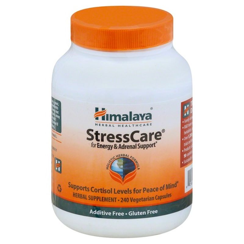 Himalaya STRESSCARE Upgrades energy while lowering stress Preserves adrenal function Herbal Supplement Vegetarian Capsules