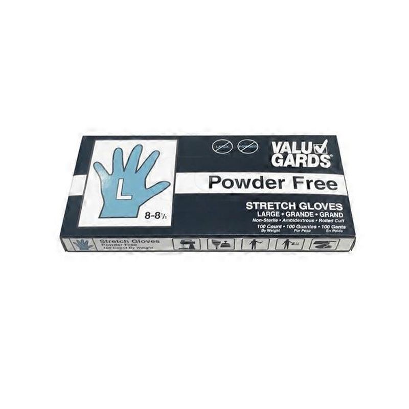 Disposable Vinyl Gloves Powder Free Size Large