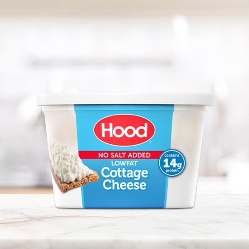 Hood No Salt Added Lowfat Small Curd Cottage Cheese (16 oz) Instacart