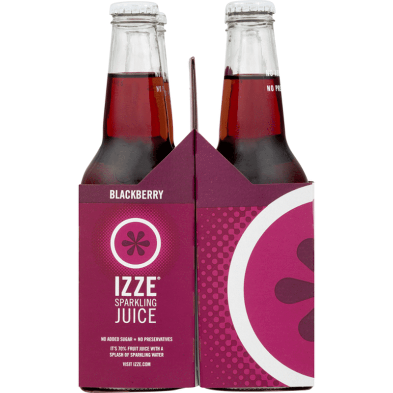 Izze Sparkling Juice Blackberry (12 fl oz) from Rainbow Grocery Instacart