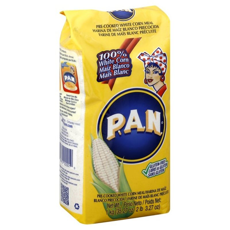 P.a.n. Corn Meal, White, PreCooked (1 kg) Instacart