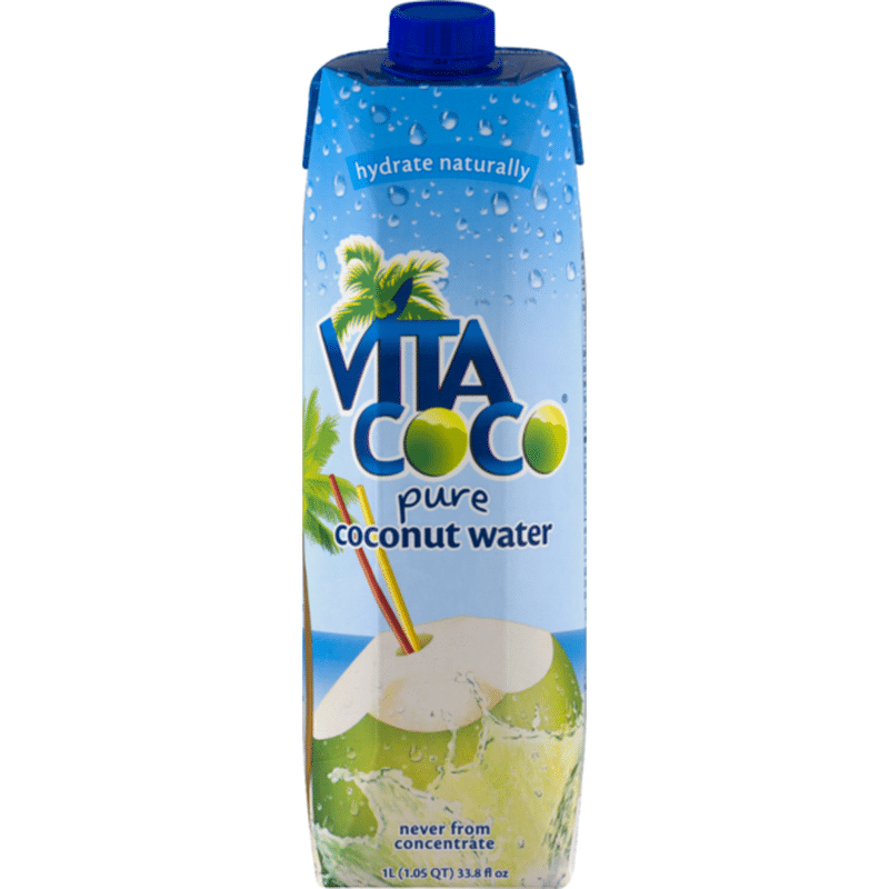 Vita Coco Coconut Water, Pure (33.8 fl oz) from Smith's Instacart