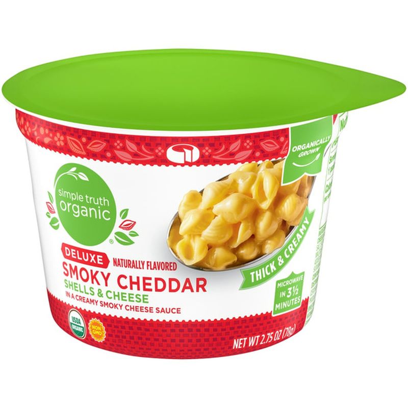 Simple Truth Organic Deluxe Smoky Cheddar Shells & Cheese Cup