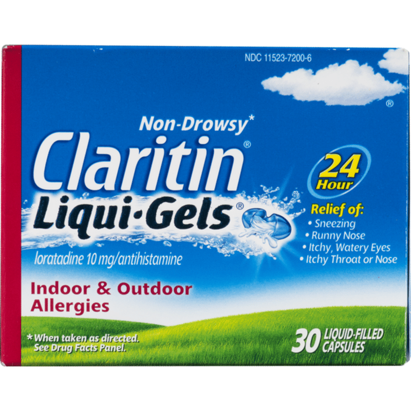 Can You Take Ibuprofen With Claritin 24 Hour Claritin 24 Hour Non Drowsy Allergy Liqui Gels 30 Ct Instacart