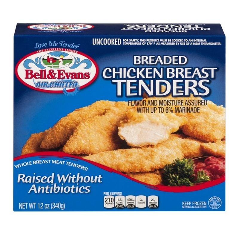 Bell & Evans Breaded Chicken Breast Tenders (12 oz) Instacart