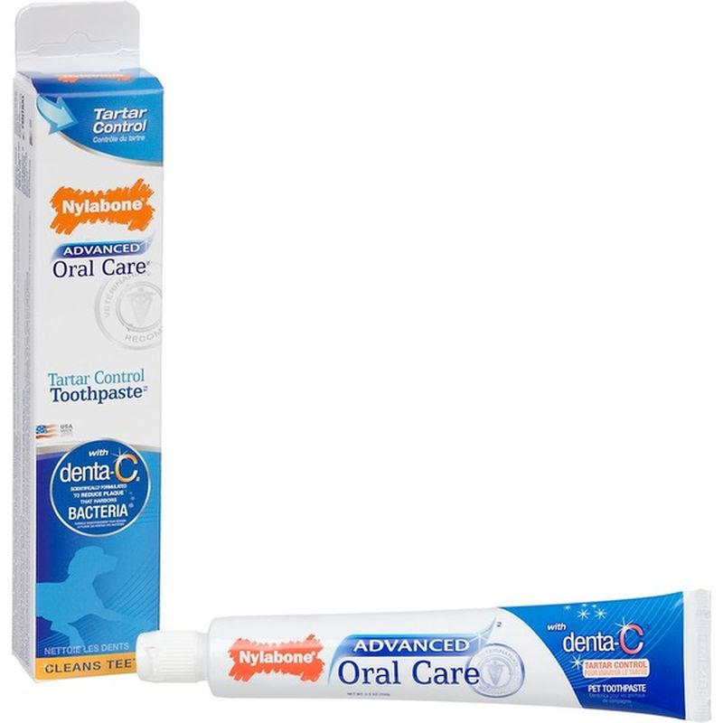 Nylabone Advanced Oral Care Tartar Control Toothpaste With DentaC (2.5