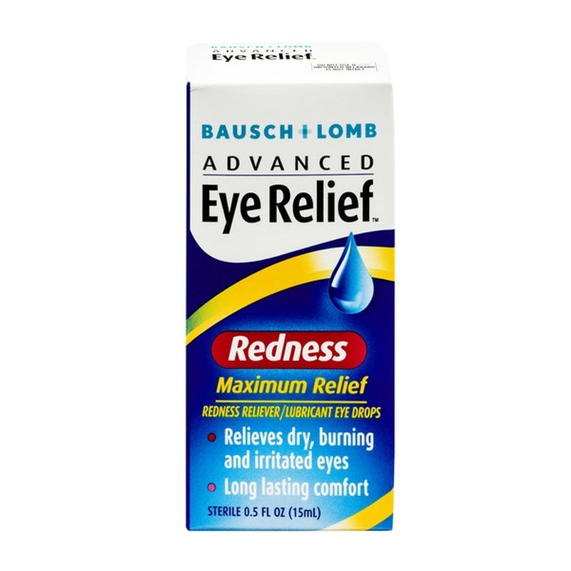 Bausch & Lomb Advanced Eye Relief Redness Reliever/Lubricant Eye Drops (0.5 oz) from CVS