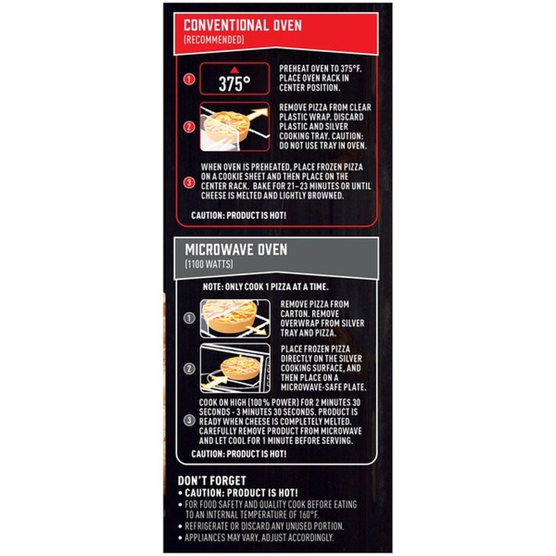 Red Baron Deep Dish Four Cheese Pizza Singles (11.2 oz) from Walmart