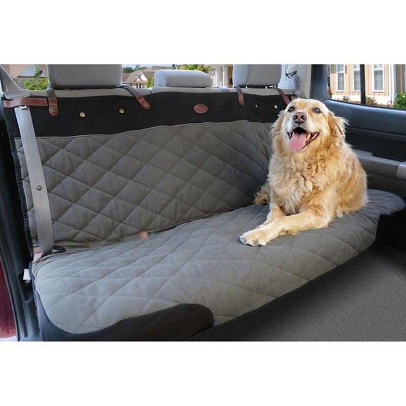 PetSafe Happy Ride Quilted Bench Dog Seat Cover - Gray - 45