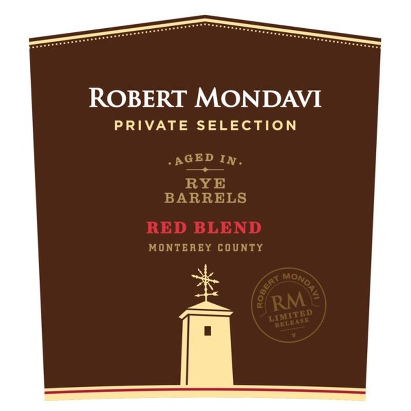 Robert Mondavi Private Selection Rye Barrel Aged Red Blend Red Wine