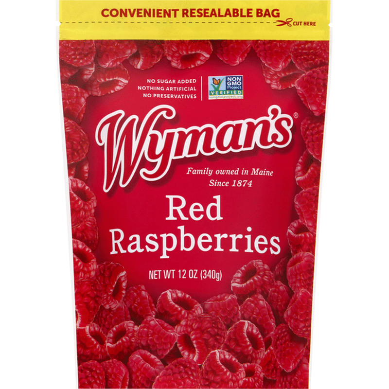 Wyman's of Maine Red Raspberries (12 oz) Instacart