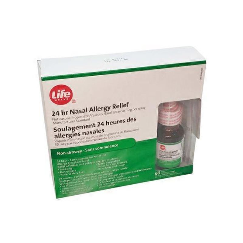 Life Brand 24 Hour Allergy Relief Nasal Spray (60 ct) Instacart