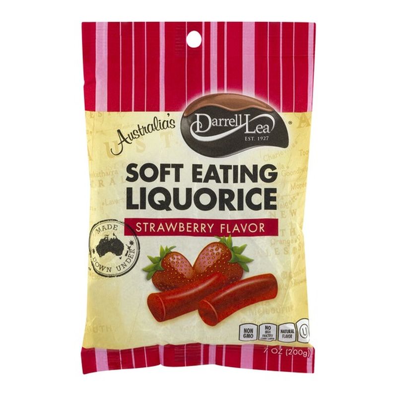 Darrell Lea Liquorice, Australian, Strawberry Flavored, Soft (7 oz
