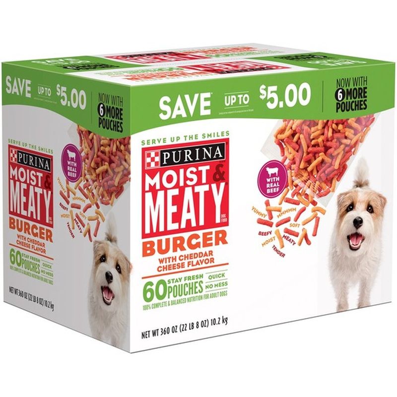 purina moist and meaty dog food