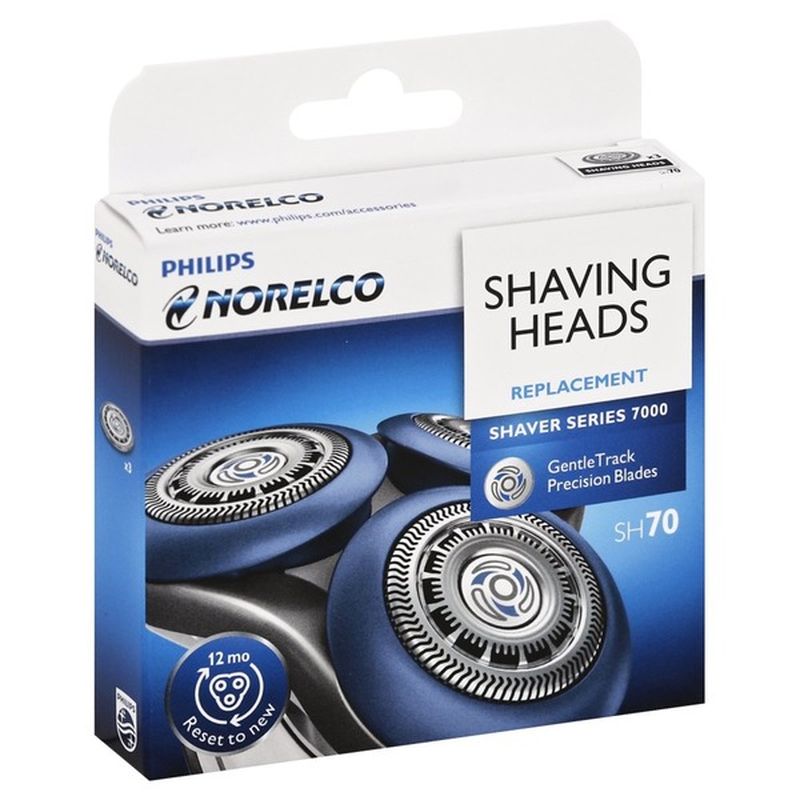 Norelco Shaving Heads, Replacement, GentleTrack Precision Blades (3