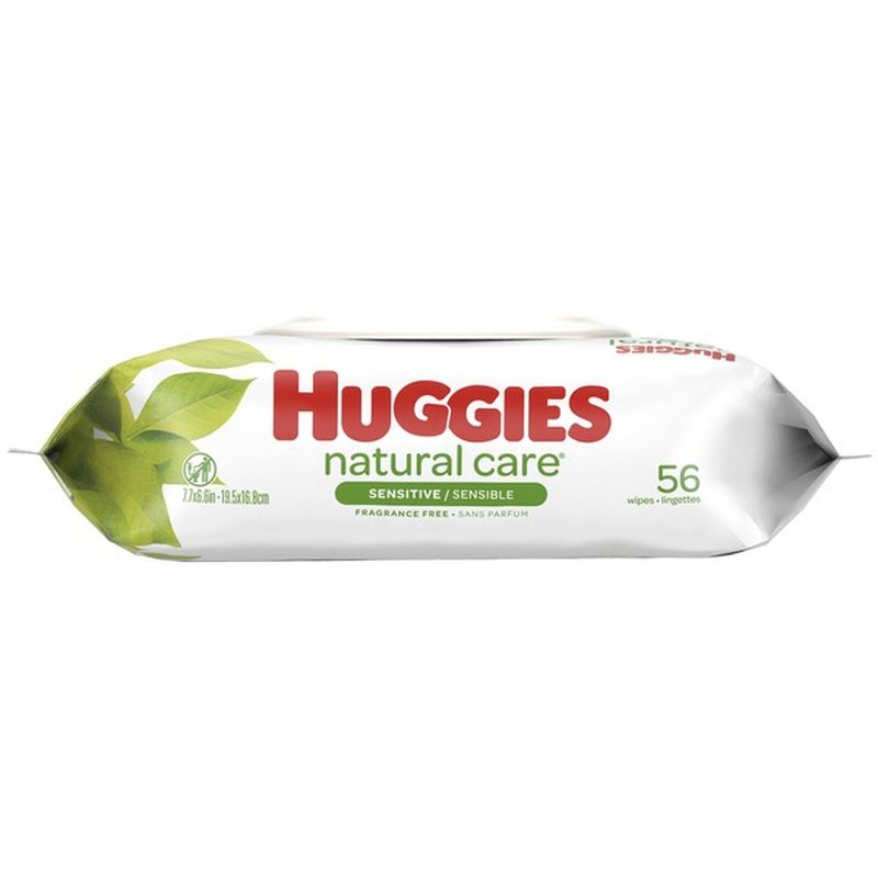 Huggies Natural Care Aloe & Vitamin E Baby Wipes (56 ct) from Falletti