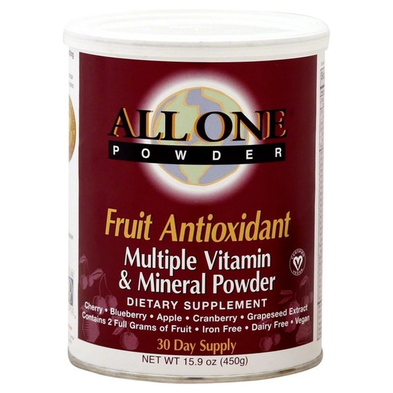 All One Multiple Vitamin & Mineral Powder, Fruit Antioxidant (15.9 oz