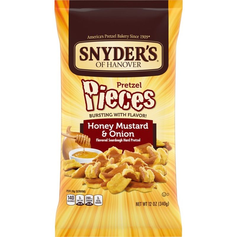 Snyder S Of Hanover Honey Mustard Onion Pretzel Pieces 12 Oz Instacart