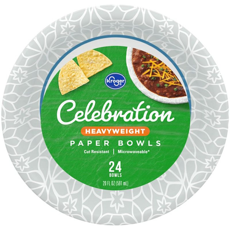 Kroger Home Sense Heavyweight Paper Bowls