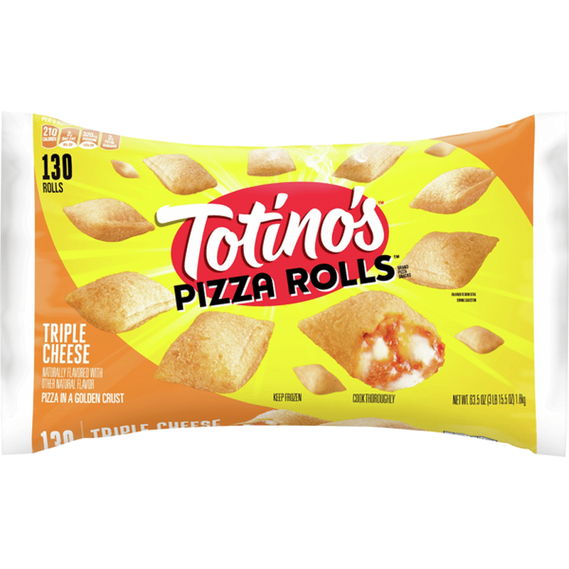 Totino's Pizza Rolls, Triple Cheese (130 each) - Instacart