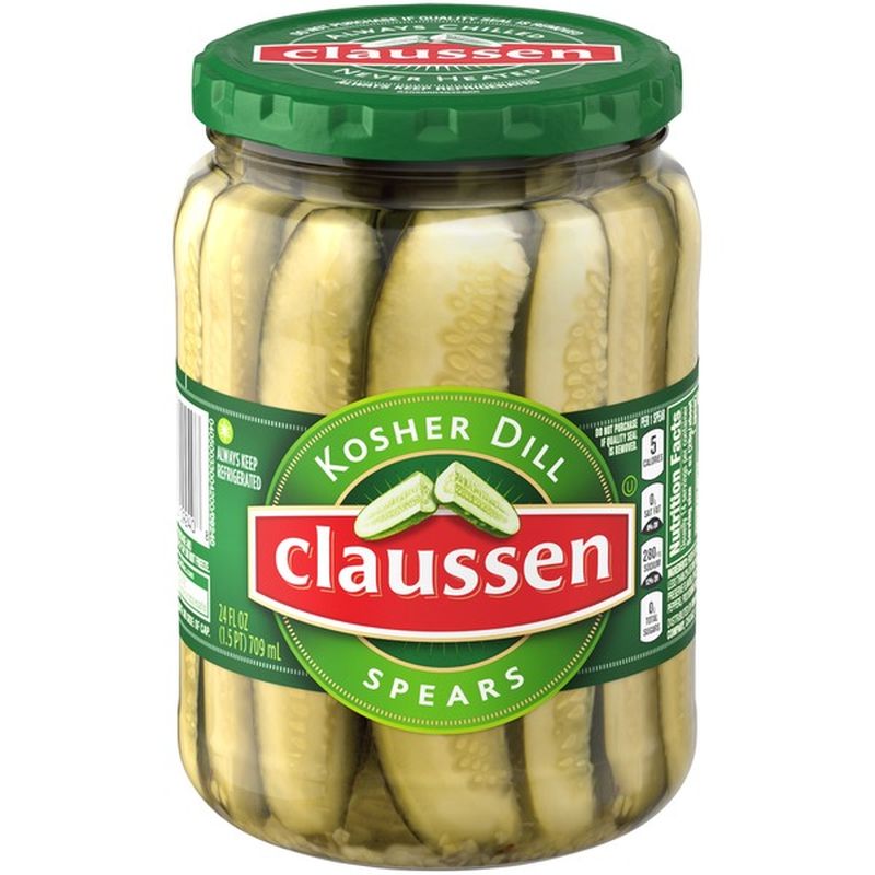 Claussen Kosher Dill Pickle Spears (24 fl oz) from Target - Instacart