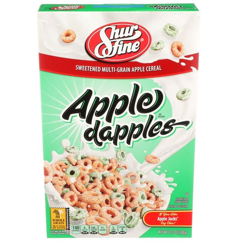 Shurfine Apple Dapples, Sweetened Multigrain Apple Cereal (12.2 oz