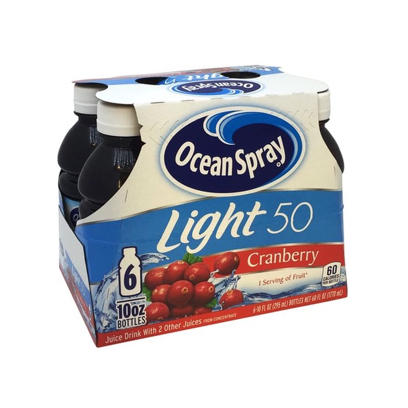 Ocean Spray Light 50 Cranberry Juice Drink (10 fl oz) from Albertsons