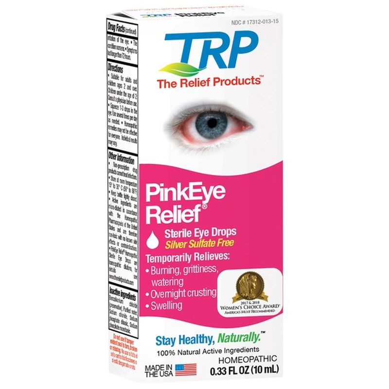 TRP Sterile Eye Drops Pink Eye Relief (0.33 oz) Instacart