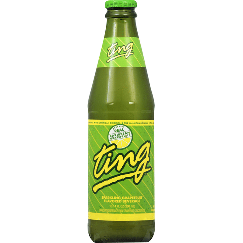 Ting Carbonated Beverage, Sparkling, Grapefruit (9.6 oz) Instacart