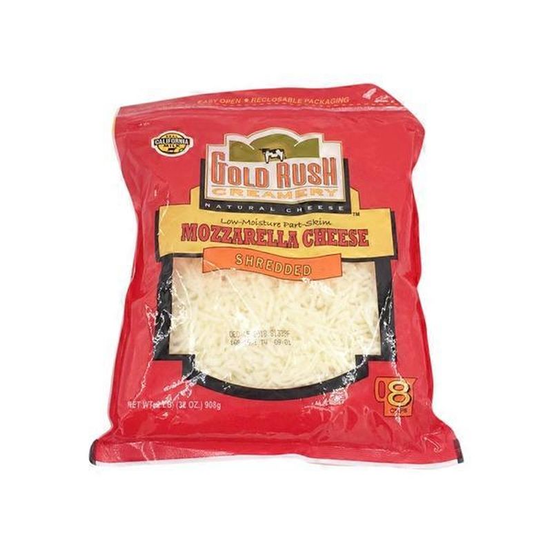 Gold Rush Creamery Shredded Mozzarella Cheese (32 oz) Instacart