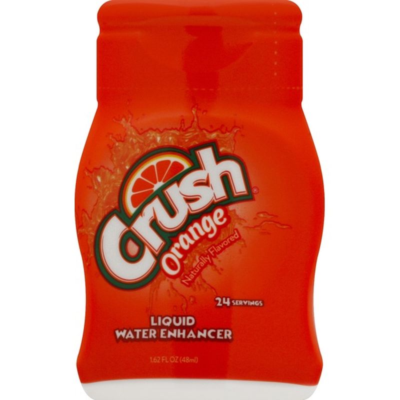 Crush Water Enhancer Liquid Orange 1 Ct Instacart