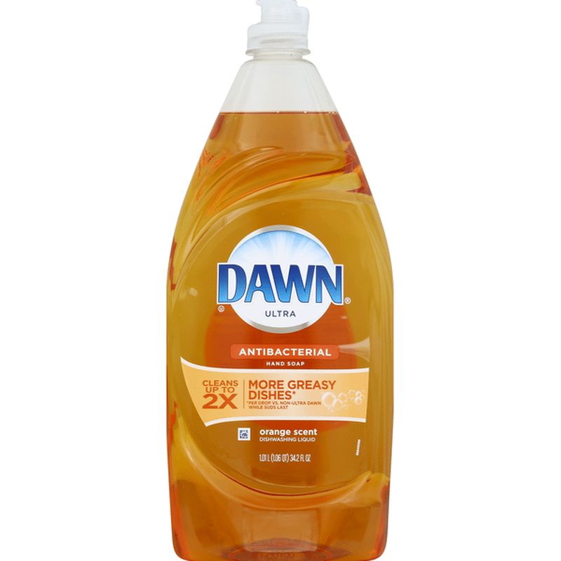 Dawn Ultra Antibacterial Dishwashing Liquid, Orange (34.2 oz) Instacart
