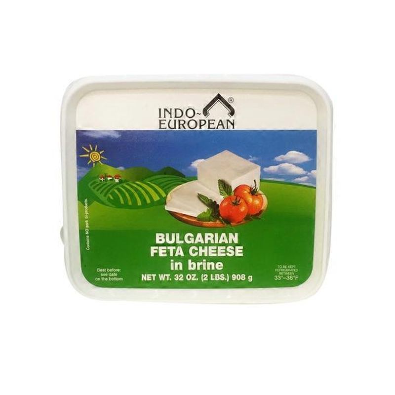 IndoEuropean Bulgarian Feta Cheese In Brine (32 oz) Instacart