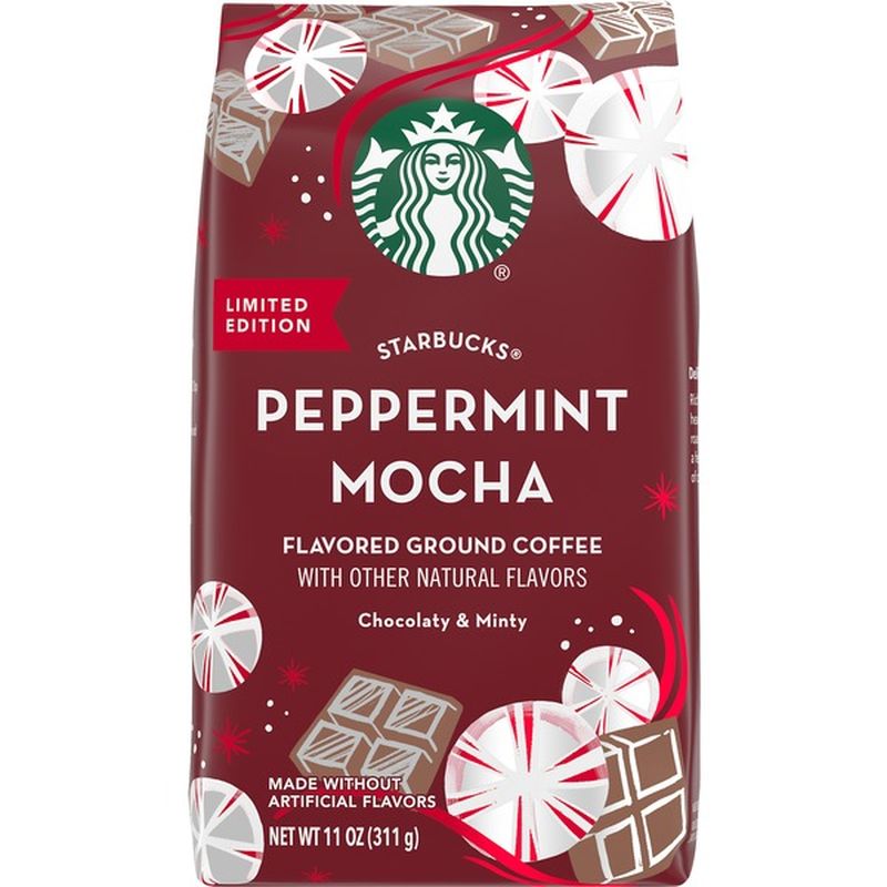 Starbucks Peppermint Mocha Flavored Ground Coffee (11 oz